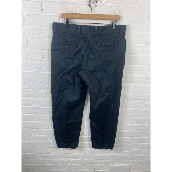 L.L.Bean Women's Standard Fit Chino Pant Cotton PLeg Black Size 36 - Picture 2 of 4